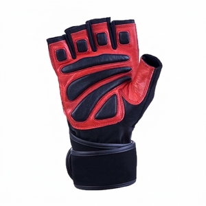 Custom Women's Leather Half Finger Gym Fitness <b>Training</b> <b>Gloves</b> for Workout <b>Weight</b> Lifting Bodybuilding-Breathable Non-Slip High - Product Image 2