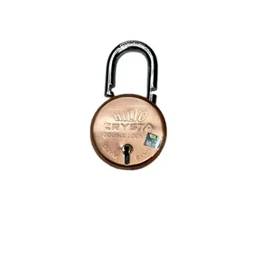 Padlock manufacturer Hilto Crysta Multi Color 50mm 3keys Most Demanded Lock at factory price clearance sale