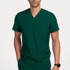 <b>Scrubs</b> Medical Uniform Women and Man <b>Scrubs</b> Medical <b>Scrubs</b> <b>Top</b> and Pants V-Neck <b>Top</b> Medical <b>Scrub</b> Uniform Set - Product Image 3