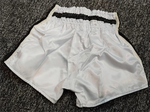 Shorts de boxe STALWART IMPEX en satin rose, coton et polyester, séchage rapide, pour l'entraînement de Muay Thai, coupe confortable, toutes saisons - Product Image 4
