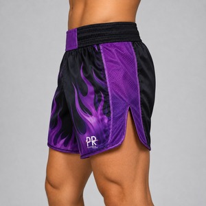Pantalones Cortos de Artes Marciales Mixtas (MMA) y Muay Thai, Elásticos, Lisos, Personalizados al por Mayor, Talla Grande, Transpirables, para Hombre y Mujer, 2026 - Product Image 4