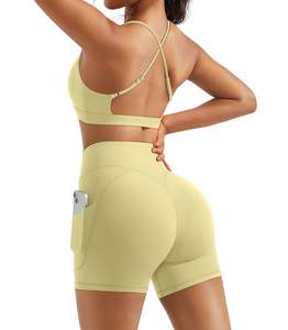 En stock Ensemble de yoga pour femmes imprimé tie-dye, motif uni, grande taille, vêtements de fitness à bas prix, ensemble de yoga pour femmes - Product Image 2