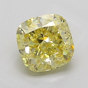 Diamante Suelto al por Mayor 3.00 CT Amarillo Intenso Fantasía Corte Cojín VS1 EX Pulido IGI CVD Cultivado en Laboratorio Proveedor B2B de Alto Tráfico Stock Disponible - Product Image 1