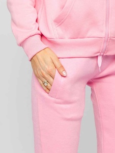 Vente en gros OEM 2024 Respirant Imprimé 100% Coton Survêtement pour Femmes Sweat-shirt Décontracté Pantalon de survêtement à capuche - Product Image 6