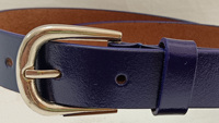 Hochwertiger Damen-Gürtel aus Echtleder im Vintage-Stil mit Dornschließe, Robust, Langlebig und Leicht, Casual-Gürtel für Jeans