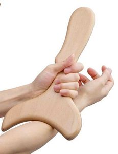 Outil de massage corporel en bois, masseur manuel de drainage lymphatique, rouleau anti-cellulite pour la taille, l'abdomen, les cuisses et les fesses - Product Image 3
