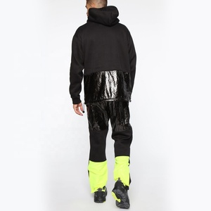 Chándal de poliéster con 6 bolsillos para hombre, chándal con capucha y pantalones largos, color rojo, personalizado - Product Image 2