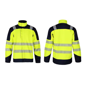 แถบสะท้อนแสงแบบ Hi Vis สั่งซื้อจำนวนมาก เสื้อกันฝนผู้หญิงเคลือบ PU โพลีเอสเตอร์สำหรับฤดูฝน จัดส่งเสื้อกันฝนแบบกำหนดเองได้ - Product Image 1