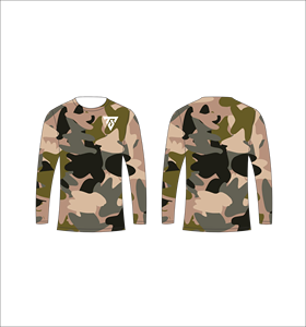 Men's custom sublimation forest camo long sleeve <b>T</b> <b>Shirt</b> hunting <b>fishing</b> athletic sports training <b>shirt</b> - Product Image 4