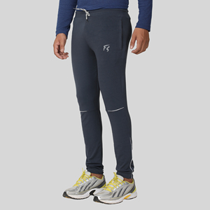 Pantalon de survêtement sport bleu quatre directions avec bande latérale, logo personnalisable, impression HD, délavage coloré, 100 % polyester, séchage rapide, tailles homme M/L/XL - Product Image 2
