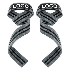 Sangles de musculation rembourrées en néoprène et coton, robustes et personnalisées, pour hommes, pour soulever des poids, pour la musculation, le tirage, le deadlift, 2026 - Product Image 4