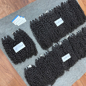 ¡Imprescindible! Cabello Humano Virgen Vietnamita Rizado Pixie con Trama a Máquina, Extensiones de Cabello Natural Negro de Longitud Completa, Cabello Rizado Pixie Virgen. - Product Image 3