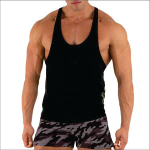 Débardeur tricoté décontracté de qualité supérieure pour hommes, respirant, col rond, idéal pour la gym, vente en gros - Product Image 4
