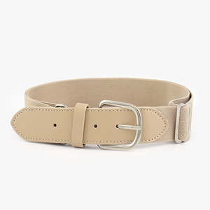 Wholesale Adult Youth Tactical Baseball/Softball Elastic PU Leather Alloy <b>Belt</b>-High Strength Pin Buckle Customizable Size - Product Image 3