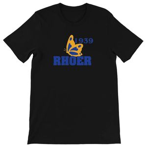 T-shirt Papillon Sigma Gamma Rho pour Femme – T-shirt Graphique à Manches Courtes en Coton Décontracté – Haut Tendance Streetwear Personnalisé - Product Image 1