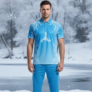 Ensemble de maillots de cricket personnalisés à manches courtes, respirants, anti-UV, séchage rapide, impression par sublimation, pour les matchs d'été en plein air - Product Image 6