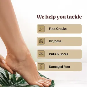 Crema Ayurvédica para Reparación de Talones y Suavizante de Pies Enriquecida con Aceites Esenciales y Extractos Herbales Naturales, Marca Privada OEM, Venta al Por Mayor - Product Image 3