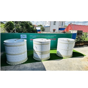 Tanques cilíndricos de PP (polipropileno) de Vietnam, recipientes de presión de plástico PE y HDPE para químicos, agua, aceite y combustible, con diseño personalizado. - Product Image 1