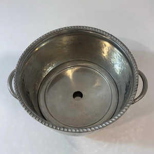 Excellent Polished Silver Stainless Steel Ice Bucket With Lid & Handles Wall Insulated Wine Champagne <b>Cooler</b> Beverage Tub - Product Image 6