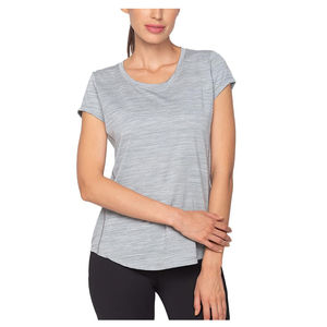 Vente directe usine – T-shirts de sublimation pour femmes, coupe ample, écologiques, personnalisables, col ajusté, vêtements de fitness respirants et à séchage rapide - Product Image 1