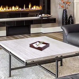 Porte-serviettes en métal fait main, forme rectangulaire, boîte à mouchoirs en tissu uni, décoration de table à domicile, style simple, réutilisable - Product Image 3