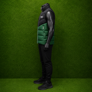 Custom Winter Men's Puffer Vest Sleeveless <b>Quilted</b> Jacket Warm Two-Tone Padded Bubble Waistcoat Windproof Outdoor Sports <b>Gilet</b> - Product Image 4