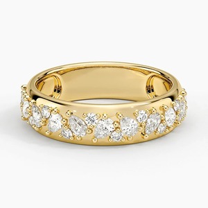 แหวนเพชรทรงลูกแพร์สั่งทำพิเศษ ทอง 14K 18K ประดับเพชรทรงเหลี่ยมมรกต แหวนเพชรคุณภาพสูง รับรองโดย IGI เพชร CVD ปลูกในห้องปฏิบัติการ แหวนหมั้นและแหวนแต่งงานสำหรับผู้หญิง - Product Image 6