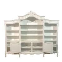 Librería Personalizada con Escalera de Tres Módulos, Estantería de Madera Maciza Desmontable para Oficina en Casa y Mobiliario Escolar