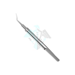 Fabricante superior Pissco para fórceps capsulares Arruga doble curva 10,0 cm instrumentos de cirugía oftálmica - Product Image 6