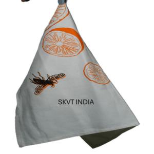 Serviettes de cuisine en coton 100% écologiques en gros, logo imprimé personnalisé, serviettes à thé réutilisables, cadeau promotionnel, serviettes bon marché - Product Image 6