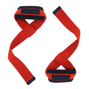 Sangles de levage universelles en coton gris camouflage pour la musculation, antidérapantes, pour un soutien optimal des mains lors des soulevés de terre et des rameurs. - Product Image 4