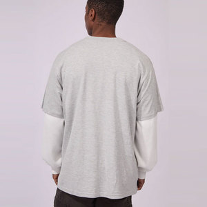 Regular Fit Casual Fashion T-Shirt Plus Size Wholesale Heavyweight 250 Gsm 100% Cotton Material Comfortable <b>Plain</b> Tee Quick Dry - Product Image 2