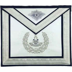 Delantales de cuero para masonería, bordado personalizado, hechos a mano, ajustables, duraderos, lavables, con broche de seguridad - Product Image 3