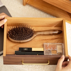 Simple Wooden Cosmetic Organizer with <b>Drawers</b> for Makeup and Beauty Essentials At Best Price By AALIYAN IMPEX - Product Image 4