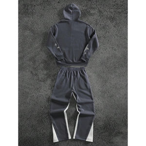 Trajes Deportivos de 2 Piezas para Hombre, de Buena Calidad, para Atletismo, Fitness, Jogging, con Cierre Completo, Precio al por Mayor, OEM, Ecológicos, con Estampado - Product Image 3