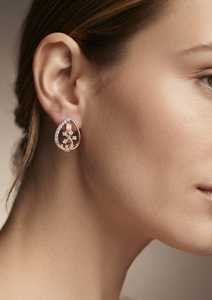 Ethnische Roségold 14K Vergoldete Birnenförmige Labor-Diamant-Ohrringe für Damen Party Hochzeit Geschenk - Product Image 4