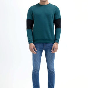 Sudadera de Hombre, Cuello Redondo, Felpa, Manga Larga, Mezcla de Algodón Premium, Informal, para Invierno, Estilo Urbano, Personalizable, Transpirable - Product Image 1
