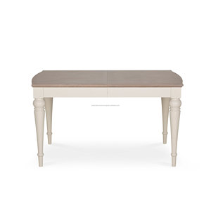 Modern 6 Piece <b>Dining</b> Room Set With Cross Back Chairs And <b>Extendable</b> <b>Wood</b> <b>Table</b> Farmhouse Design For Home Furniture - Product Image 4