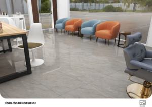 Carreaux de porcelaine élégants et luxueux, finition brillante, format 600x1200, grandes dimensions, pour projets résidentiels et commerciaux - Product Image 6