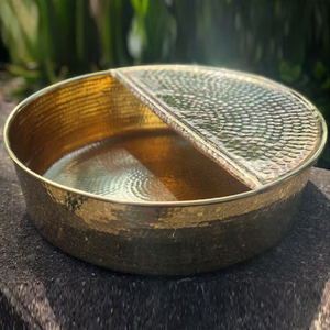 Top Selling Products Modern Premium Quality Hammered Brass Pedicure Bowl Classic <b>Rounded</b> Shaped Bowl - Product Image 1