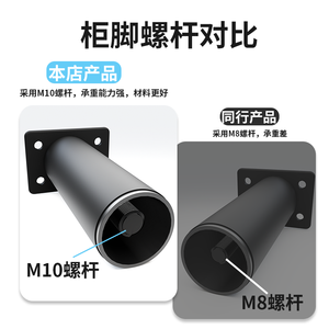 Adjustable Stainless Steel Furniture Legs For Table Cabinet <b>Sofa</b> <b>Bed</b> Support Weight Bearing - Product Image 2