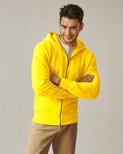 Sudadera con capucha de moda para hombre, ropa térmica con cremallera completa, ropa exterior de excelente calidad, sudaderas con cremallera lisas para hombre, gran oferta - Product Image 3