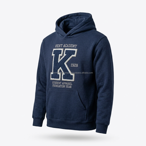 เสื้อฮู้ดดี้ผ้าฝ้าย 100% แบรนด์ส่วนตัว ปักลายเชนิลล์ตามสั่ง ชุดกีฬาโรงเรียน ชุดวาร์ซิตี้โรงเรียนมัธยม ผู้ผลิตเสื้อฮู้ดดี้ขายส่ง - Product Image 5