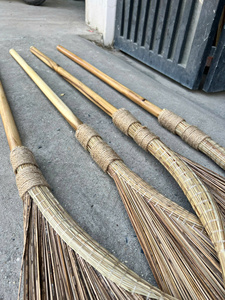 Balai de nettoyage pour écurie, écologique, en fibres de coco, avec manche en bois d'acacia, Vietchoice - Product Image 6