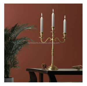 Estilo Vintage Diseño de lujo Metal Interior Hogar Mesa DE BODA Decoración de la mejor calidad Soporte de vela de metal en precio al por mayor - Product Image 3