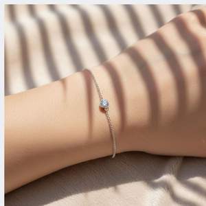 Pulsera con diamantes redondos engastados en bisel de 0.75 quilates en oro de 9 quilates - Product Image 6