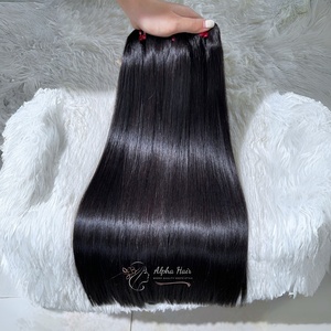 Extensiones de cabello Remy de grado premium, supersuaves, de larga duración, de hueso recto, paquetes de cabello crudo vietnamita, pelucas con frente de encaje - Product Image 1