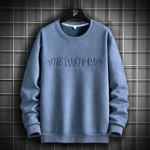 เสื้อฮู้ดผู้ชายทรงปกติ ผ้าฟลีซ 400 500 แกรม โพลีเอสเตอร์ผสมคอตตอน ปักลายนูน พิมพ์ลายสวยงาม เหมาะสำหรับใส่ในฤดูหนาว - Product Image 4