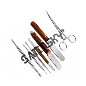 12 Pcs Metallo Spatola Per La Cera Coltello K Di Strumenti Di Scultura Lama Dentale Coltello Carve Argilla Ceramica Intagliare Modellazione Attrezzature Di Gioielleria - Foto 8