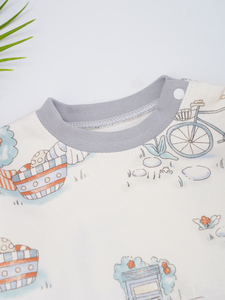 ชุดนอนเด็กอุ่นสบาย ผ้าฝ้าย ชุดฤดูหนาว ขายส่ง ชุดกันหนาวเด็กเล็ก เนื้อผ้านุ่ม - Product Image 3